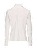 Fendi Striped Cotton Shirt White
