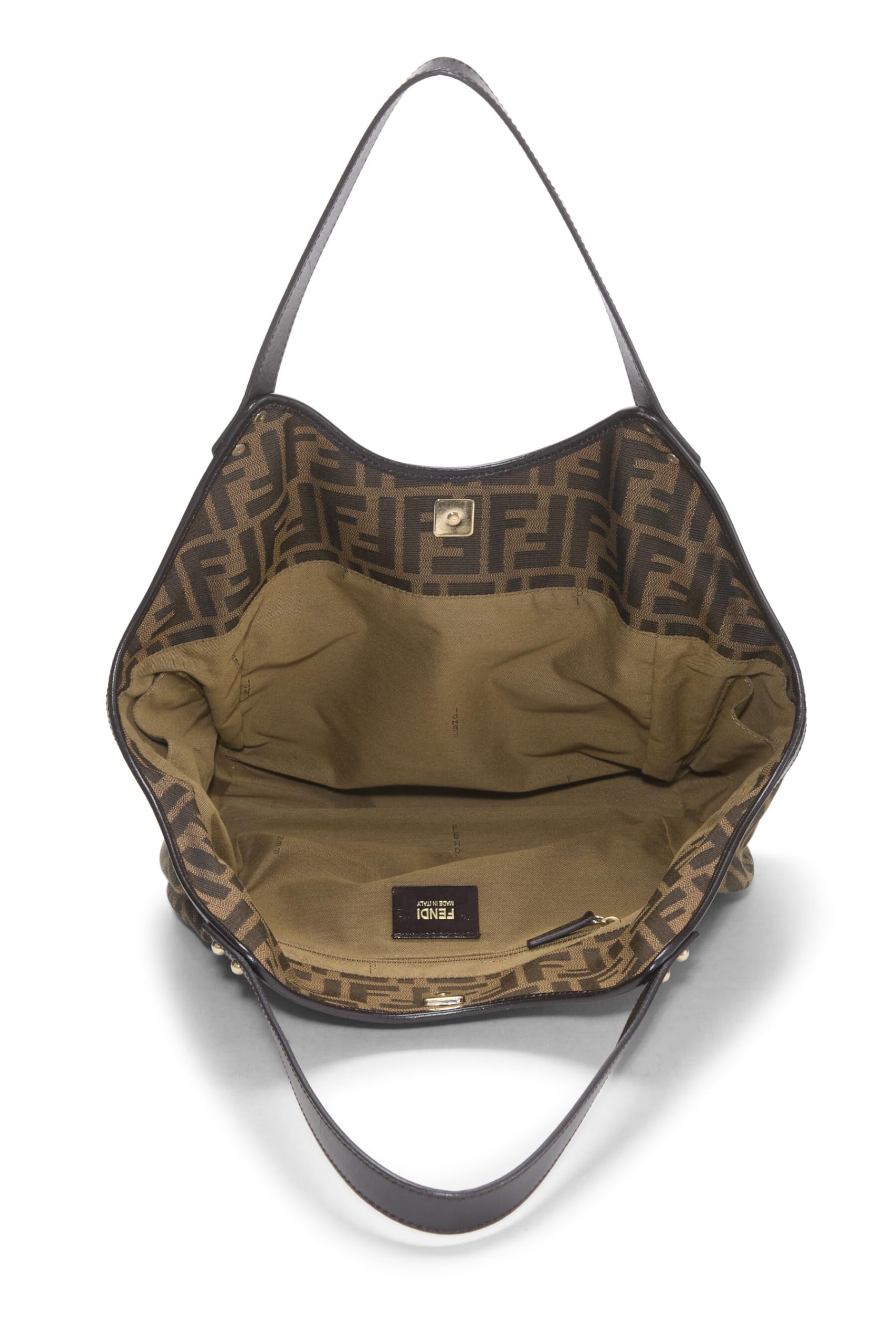 Fendi,  Brown Zucca Canvas Chef Tote Large, Brown