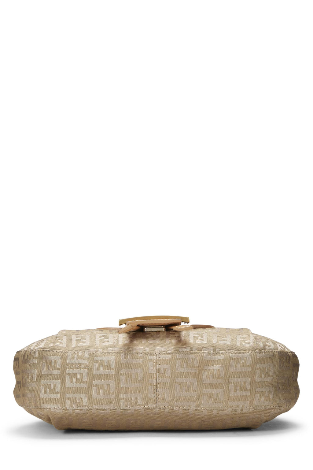 Fendi,  Beige Nylon Zucchino Shoulder Bag, Beige