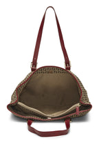 Fendi,  Red Zucchino Canvas Tote, Red