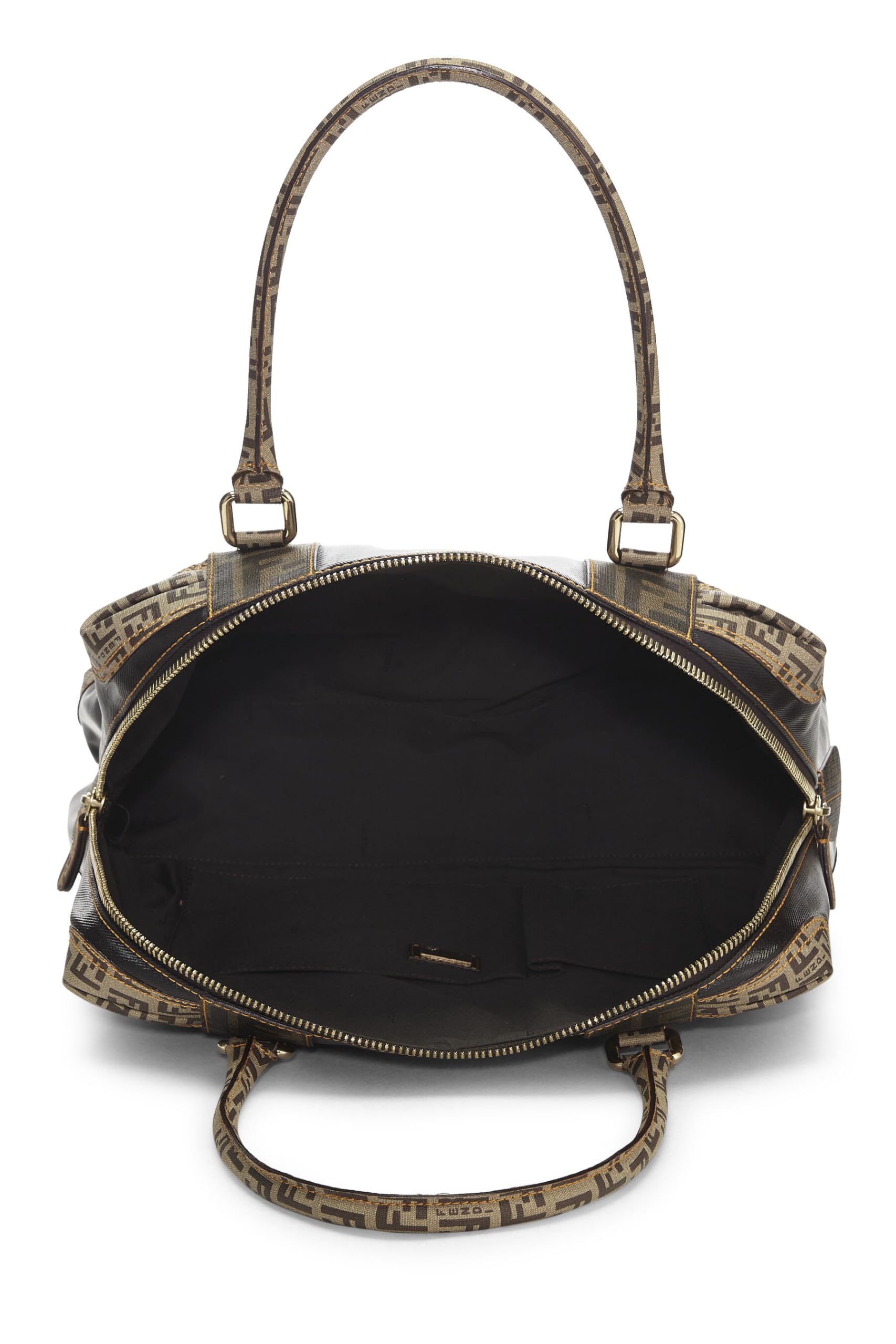 Fendi,  Black Zucca Nylon Tote Large, Black