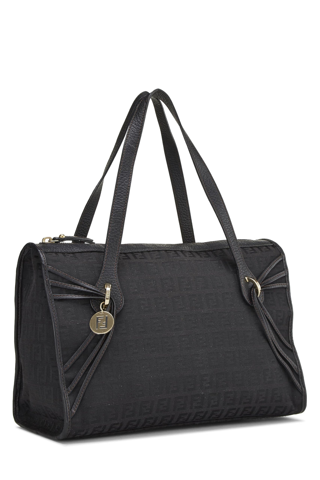Fendi,  Black Zucchino Tote Small, Black