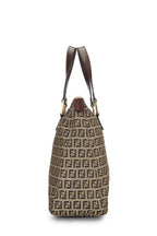 Fendi,  Beige Zucchino Tote Mini, Brown