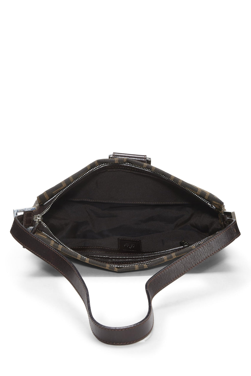 Fendi,  Brown Zucca Canvas Shoulder Bag, Brown