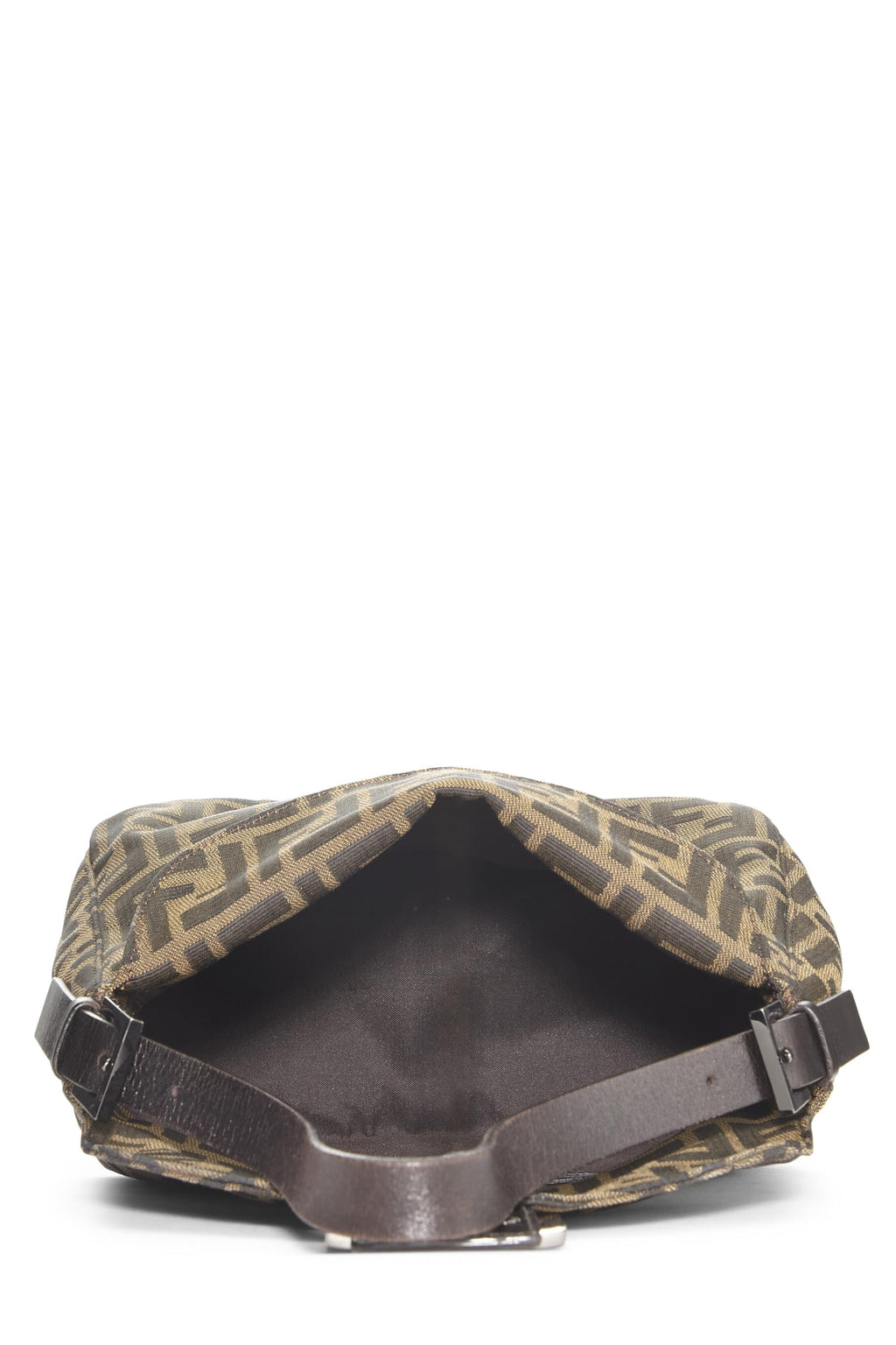 Fendi,  Brown Zucca Shoulder Bag, Brown
