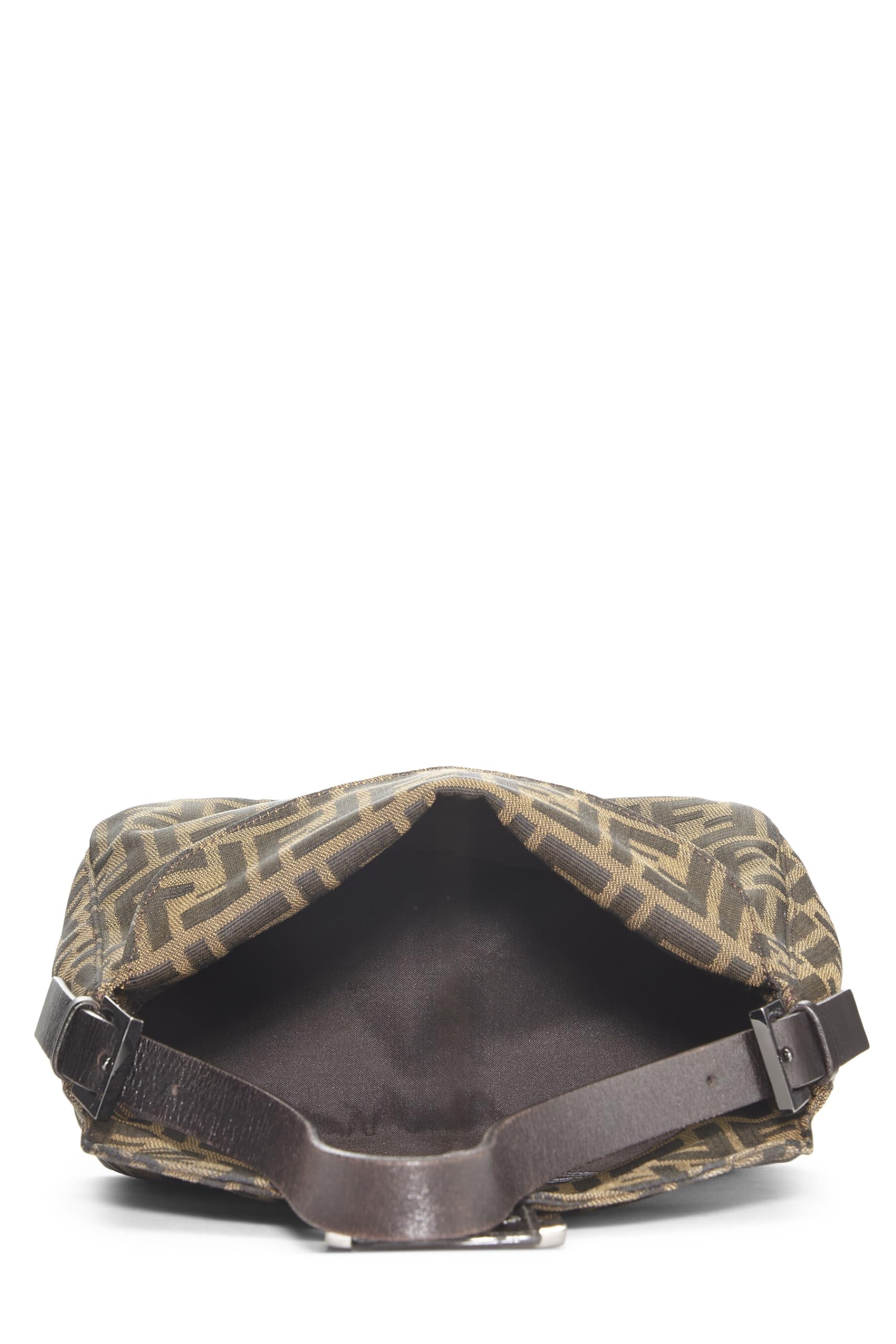 Fendi,  Brown Zucca Shoulder Bag, Brown