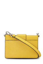 Fendi,  Yellow Calfskin Flat Baguette Micro, Yellow