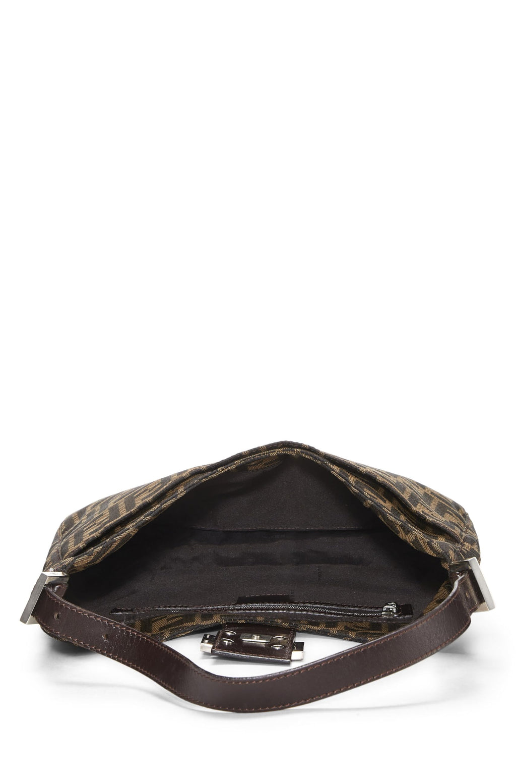 Fendi,  Brown Zucca Canvas Shoulder Bag, Brown