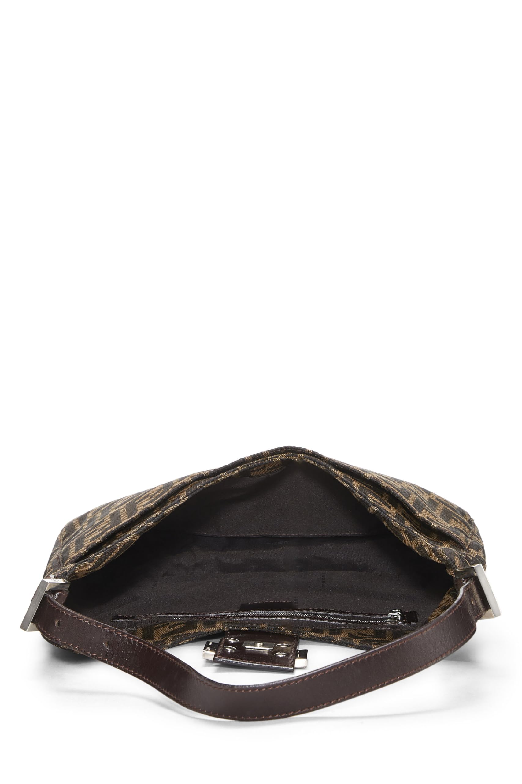 Fendi,  Brown Zucca Canvas Shoulder Bag, Brown