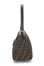 Fendi,  Brown Zucca Canvas Shoulder Bag, Brown