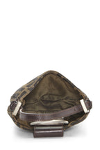 Fendi,  Brown Zucca Canvas Croissant Mini, Brown