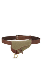 Dior,  Green Canvas Saddle Belt Bag, Green