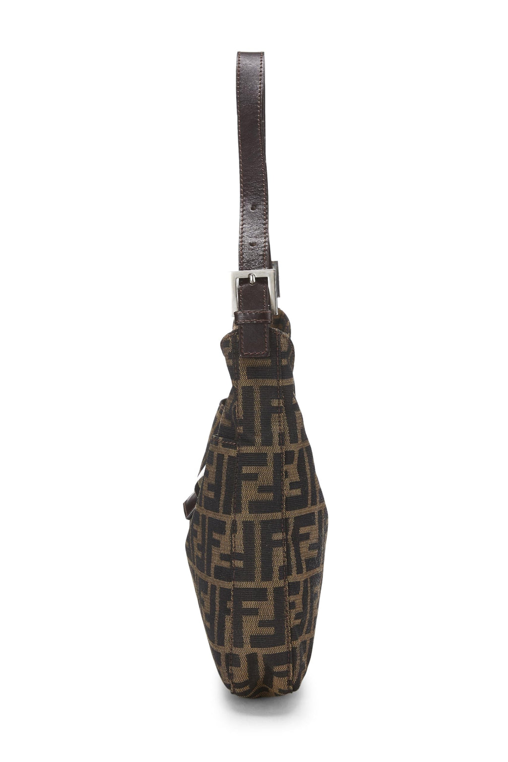 Fendi,  Brown Zucca Canvas Shoulder Bag, Brown