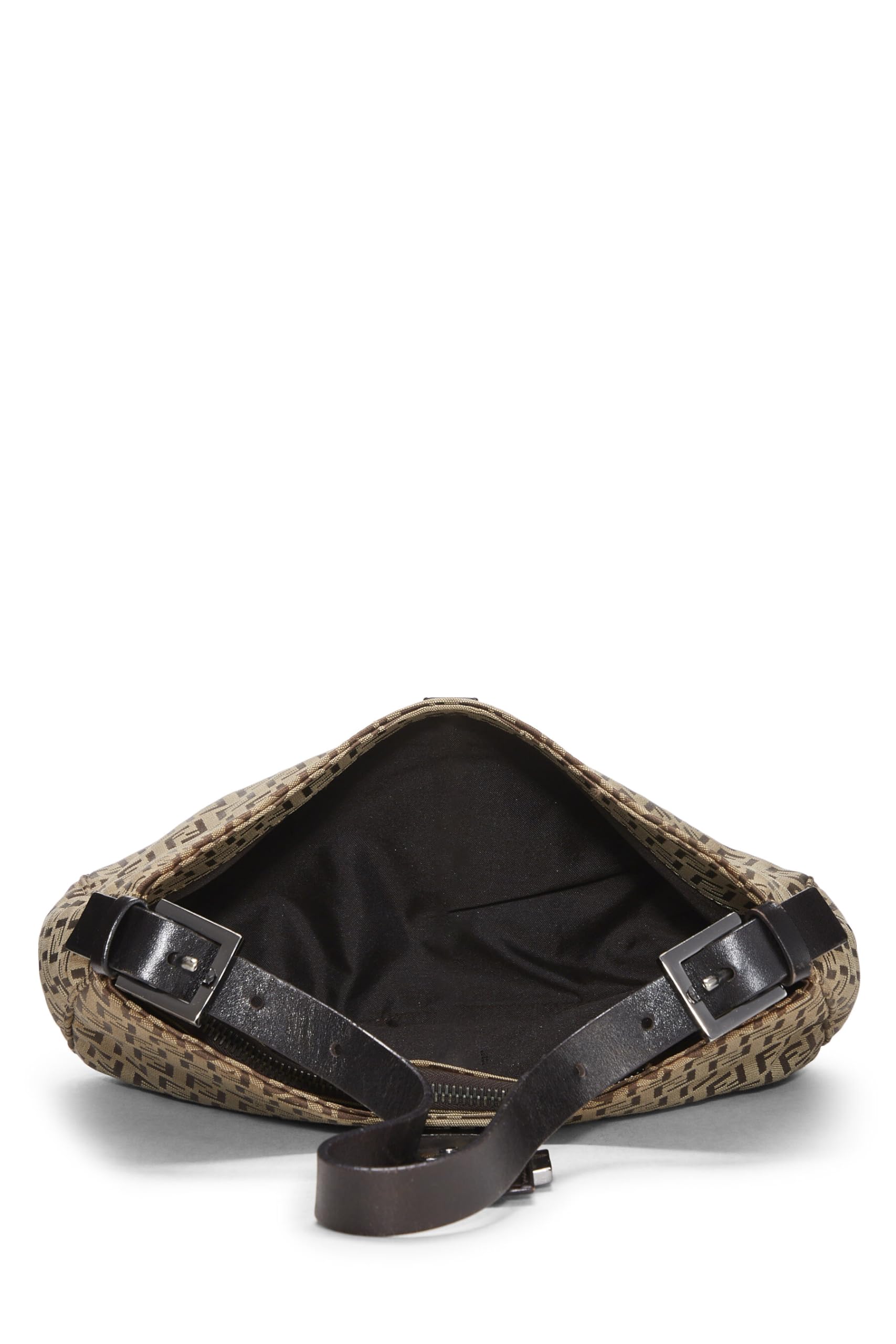 Fendi,  Brown Zucchino Shoulder Bag, Brown