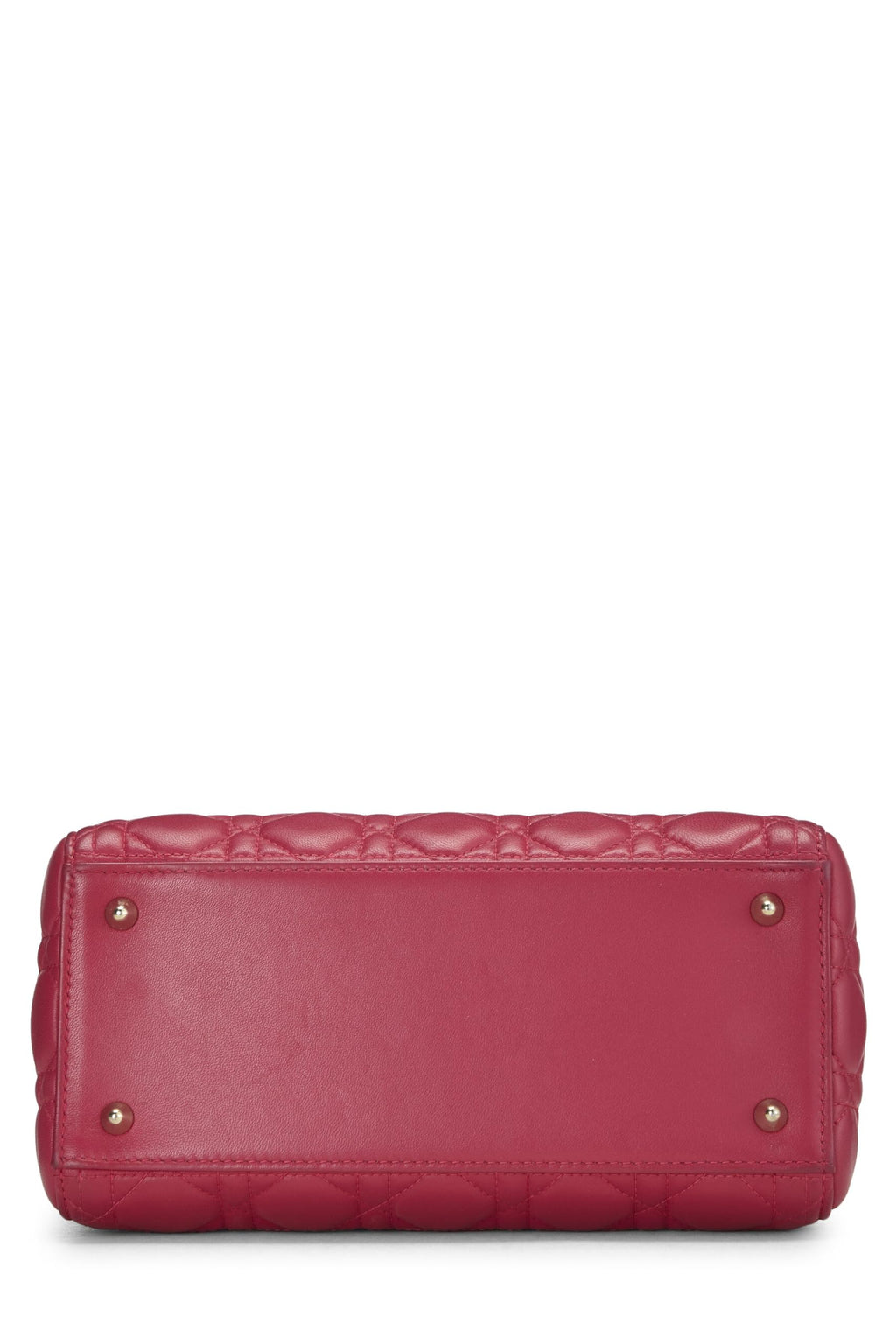 Dior,  Pink Cannage Quilted Lambskin Lady Dior Medium, Pink