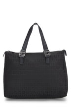 Fendi,  Black Zucchino Canvas Tote Small, Black