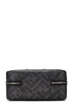 Fendi,  Grey Zucca Jewelry Case, Black