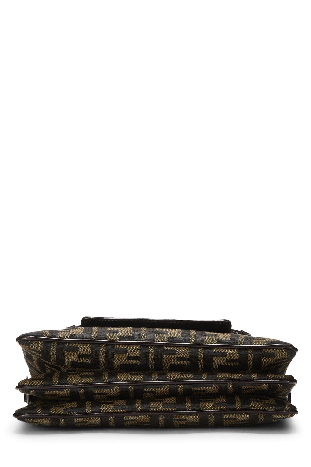 Fendi,  Brown Zucca Canvas Shoulder Bag, Brown