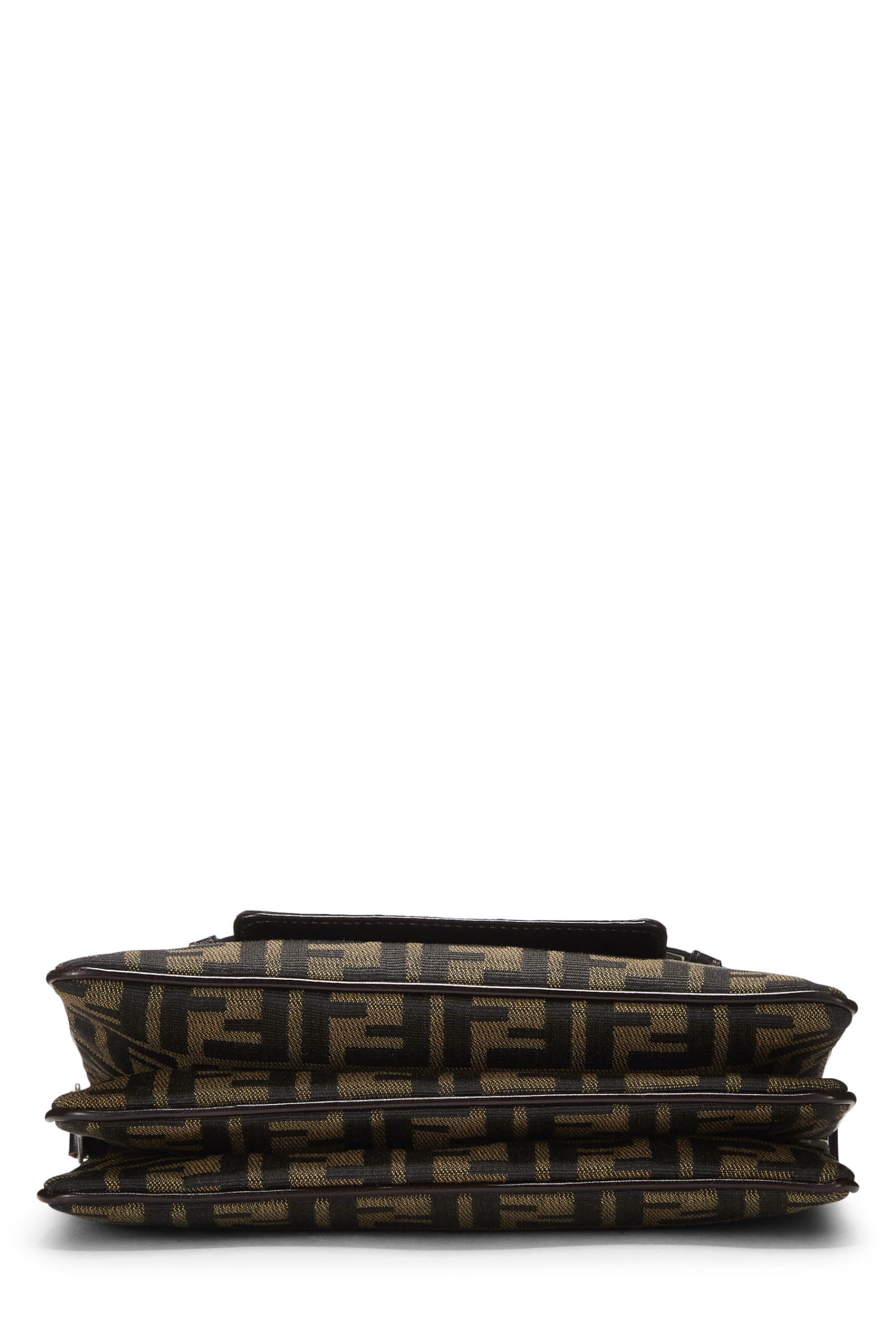 Fendi,  Brown Zucca Canvas Shoulder Bag, Brown