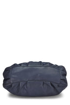 Fendi,  Blue Leather Mia Large, Blue