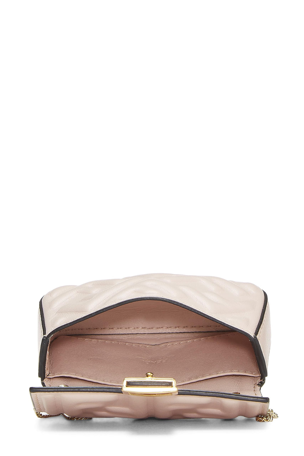 Fendi,  Pink Embroidered Convertible Baguette Bag Charm Nano, Pink