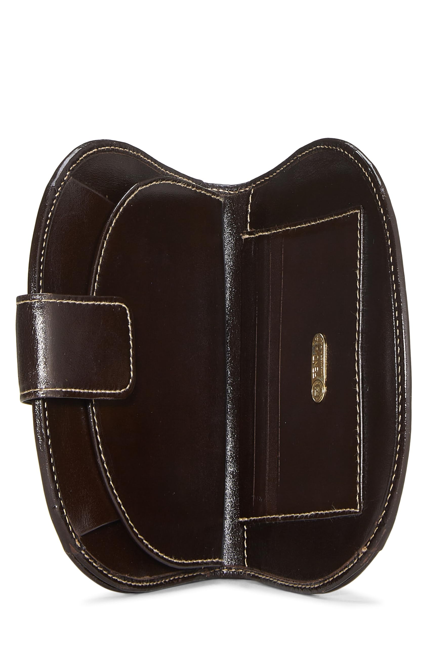 Fendi,  Brown Zucca Canvas Wallet, Brown