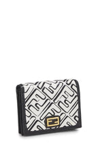 Fendi,  Joshua Vides x Fendi Black & White Zucca Embossed Compact Wallet, Multi