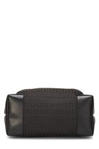 Fendi,  Black Zucchino Canvas Hobo, Black