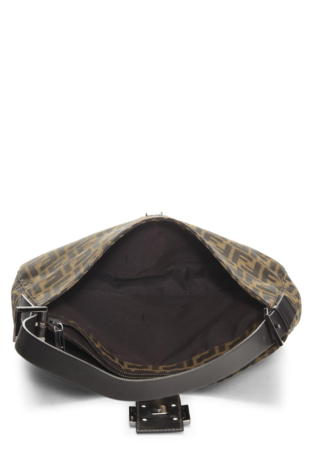 Fendi,  Brown Zucca Canvas Shoulder Bag, Brown