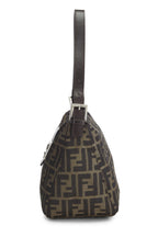 Fendi,  Brown Zucca Canvas Shoulder Bag, Brown