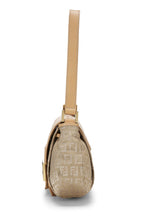 Fendi,  Beige Nylon Zucchino Shoulder Bag, Beige