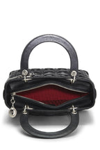 Dior,  Black Cannage Quilted Lambskin Lady Dior Medium, Black