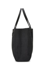 Fendi,  Black Zucchino Canvas Tote Small, Black