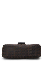 Fendi,  Brown Nylon Zucchino Shoulder Bag, Brown