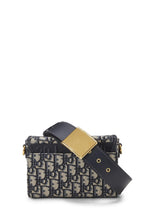 Dior,  Navy Oblique Jacquard 30 Montaigne Box Bag, Navy