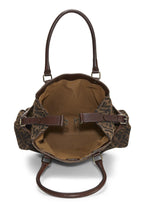 Fendi,  Brown Zucca Velour Bag Du Jour Small, Brown