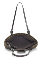 Fendi,  Blrown Zucca Canvas Tote Small, Brown