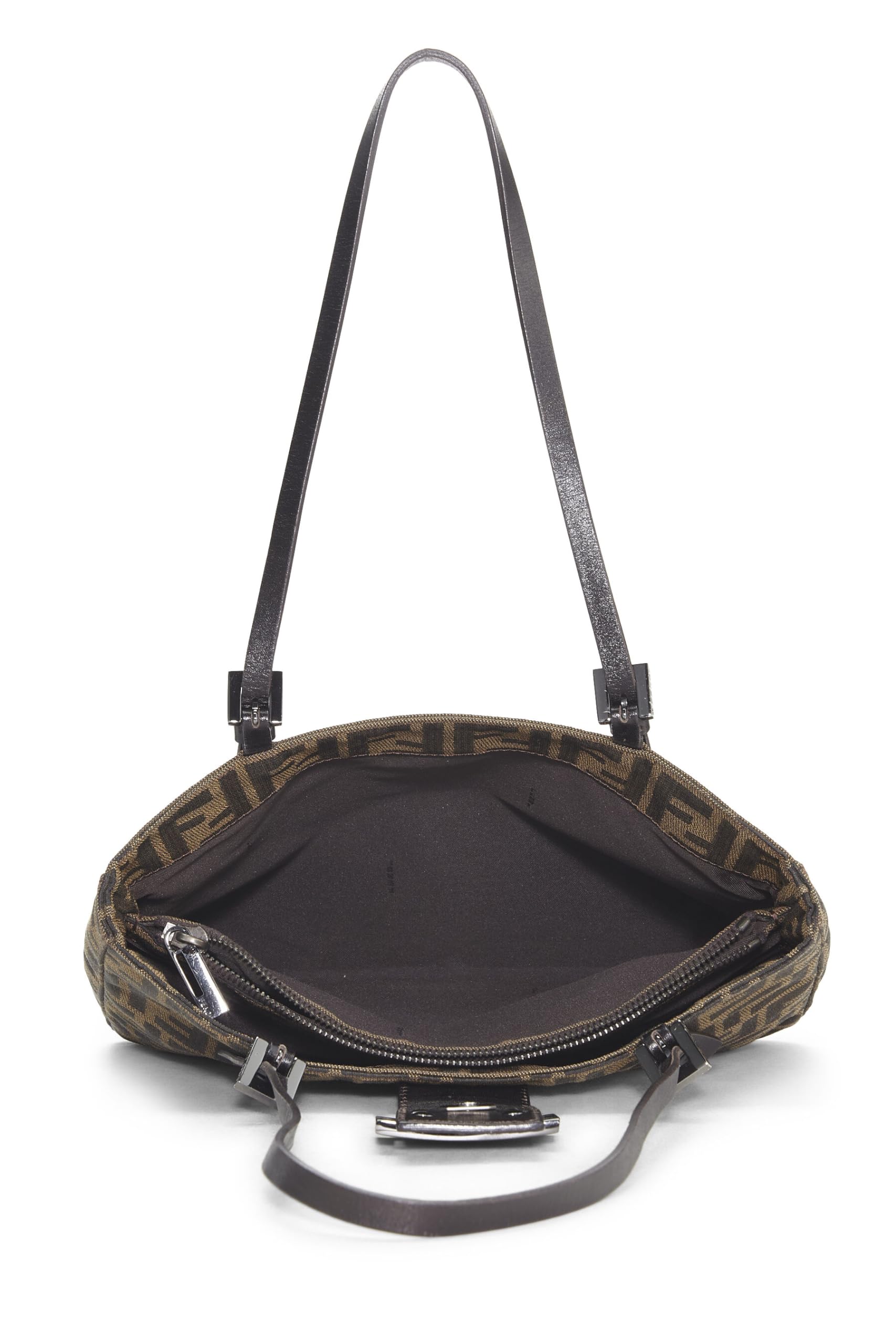 Fendi,  Blrown Zucca Canvas Tote Small, Brown