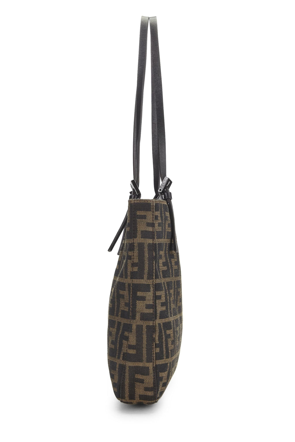 Fendi,  Blrown Zucca Canvas Tote Small, Brown