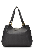 Fendi,  Black Zucchino Chiusura Tote, Black