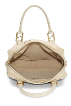 Fendi,  Beige Zucca Nylon Handbag, Beige