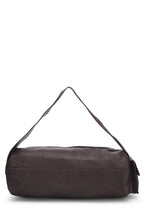 Fendi,  Brown Leather Selleria Shoulder Bag, Brown