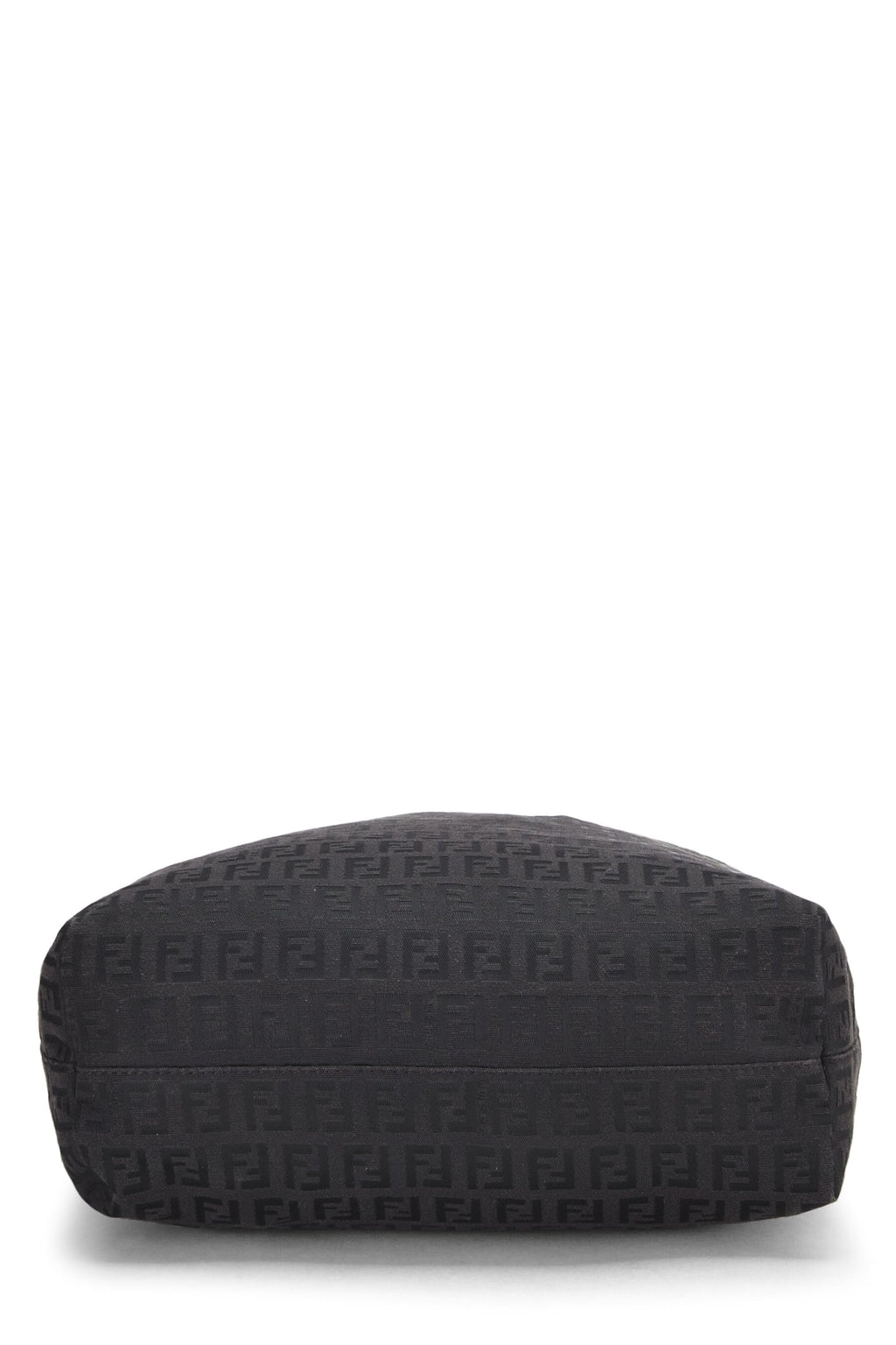 Fendi,  Black Zucchino Canvas Tote Small, Black