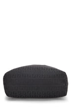 Fendi,  Black Zucchino Canvas Tote Small, Black