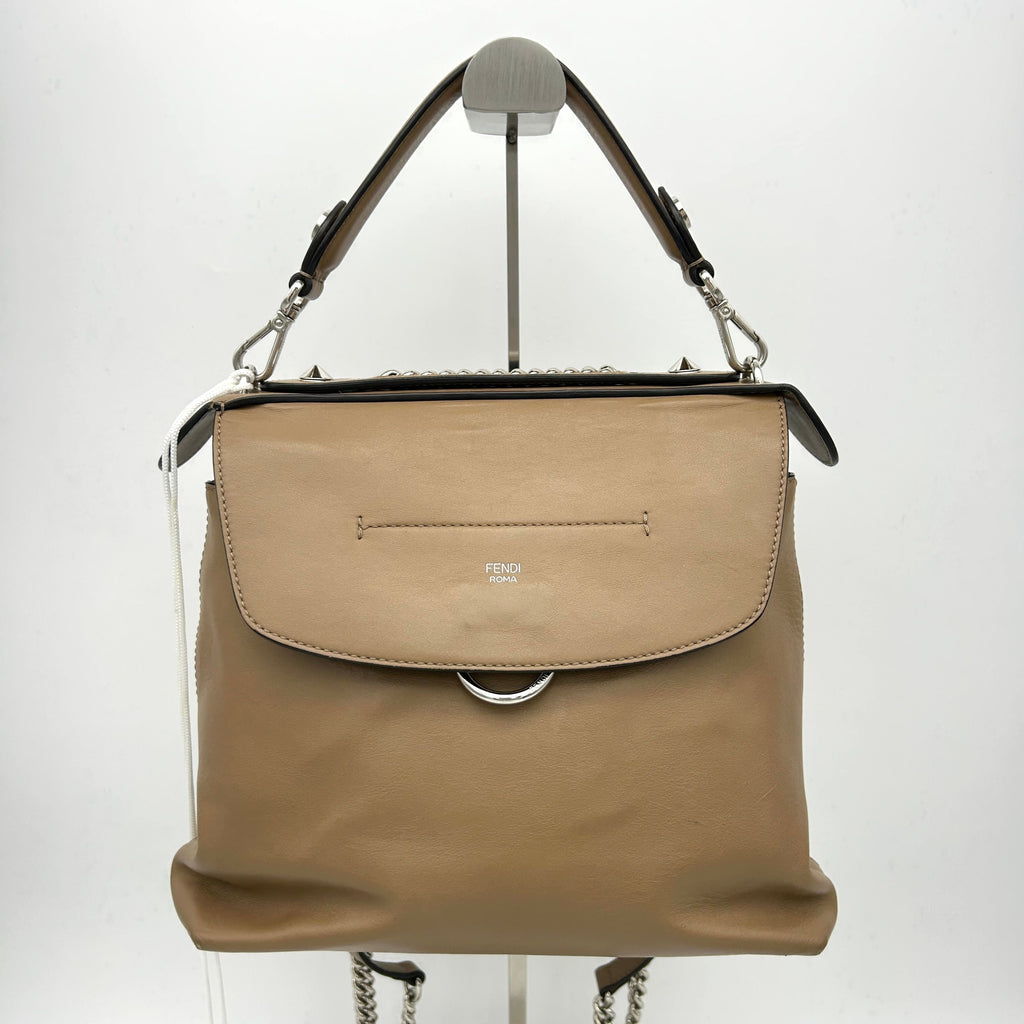 FENDI Vitello Century Opaco Large Back to School Backpack LA17446