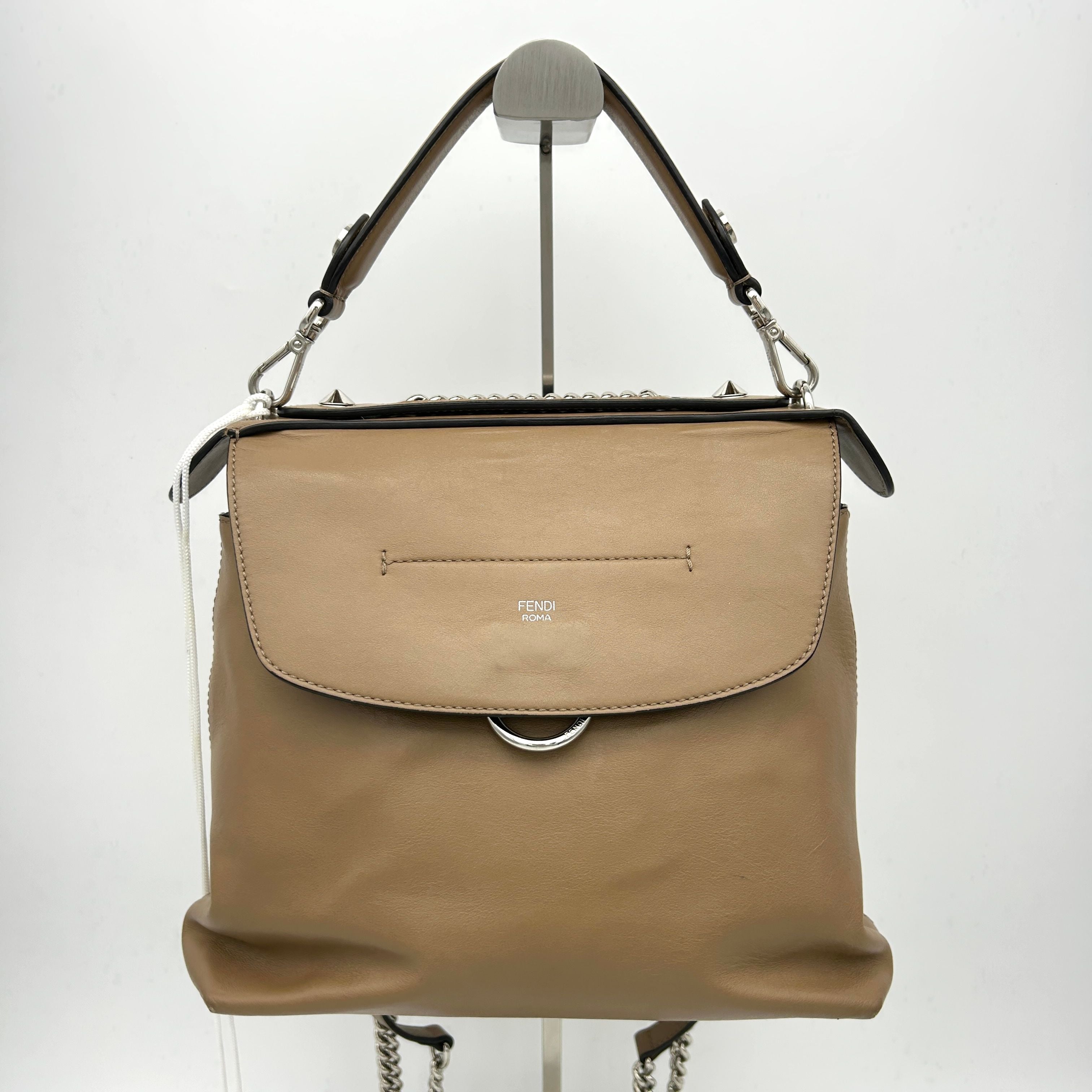 FENDI Vitello Century Opaco Large Back to School Backpack LA17446
