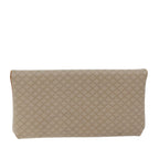 CELINE Macadam Canvas Clutch Bag Beige  72090