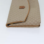 CELINE Macadam Canvas Clutch Bag Beige  72090