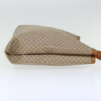 CELINE Macadam Canvas Shoulder Bag Beige  72092