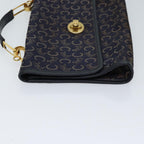 CELINE C Macadam Canvas Hand Bag Navy Auth 72328